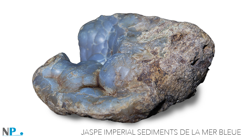 JASPE IMPERIAL - SEDIMENTS DE LA MER BLEUE - PIERRE NATURELLE SEMI PRECIEUSE